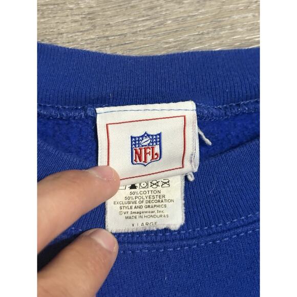 2007 NFL Indianapolis Colts XLI Super Bowl Blue Sweater Crewneck - Men’s XL - Picture 3 of 6